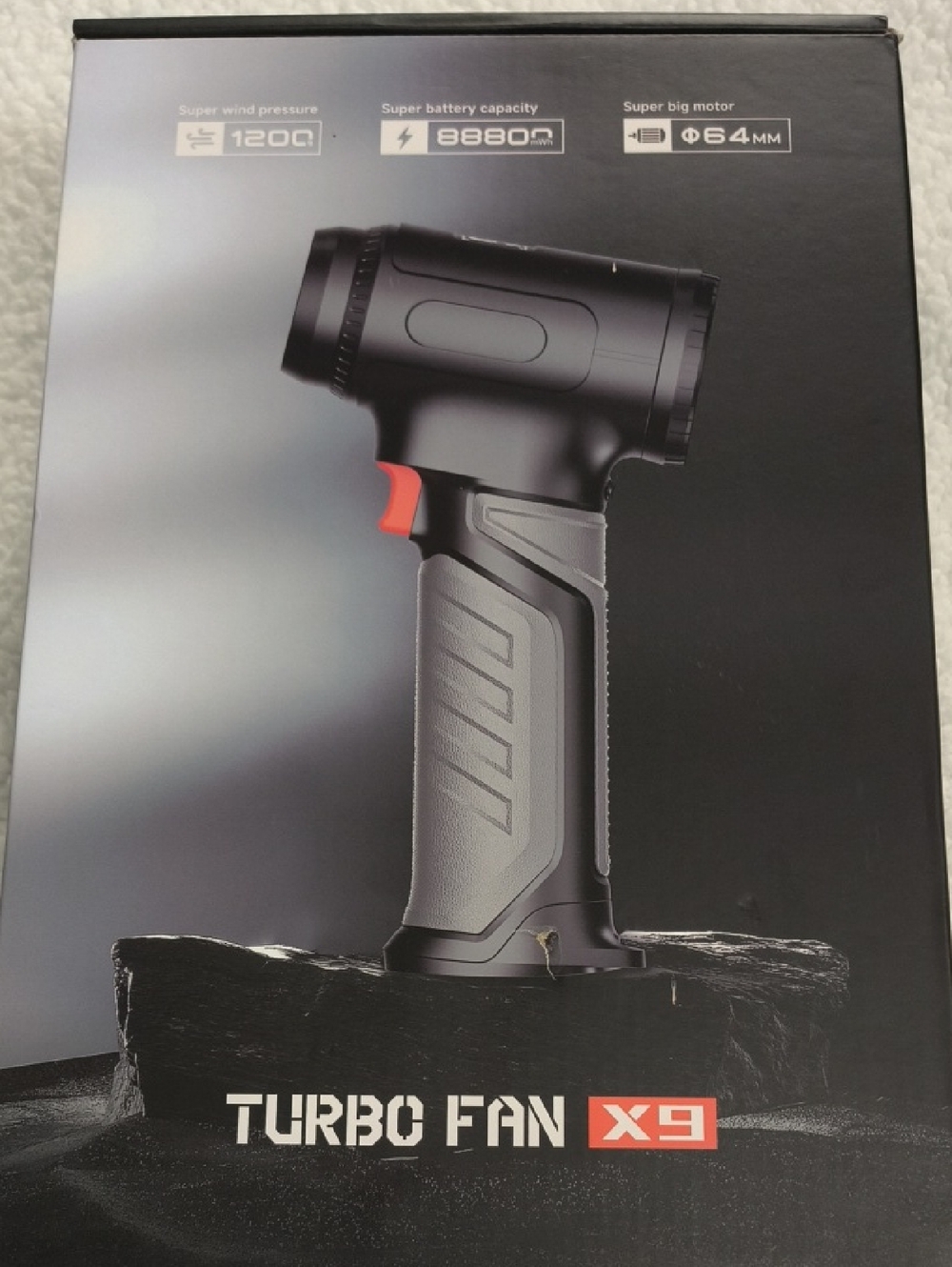 Turbo Fan X9 Cordless Electric Blower Rechargeable Handheld Fan